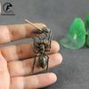 Antique Solid Copper Ants Incense Burner Tea Set Ornaments Mouse Crafts Brass Cartoon Animal Figurines Desk Incense Holder