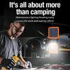 Outdoor camping fan portable USB tent lighting LED multifunctional Amazon camping solar electric fan