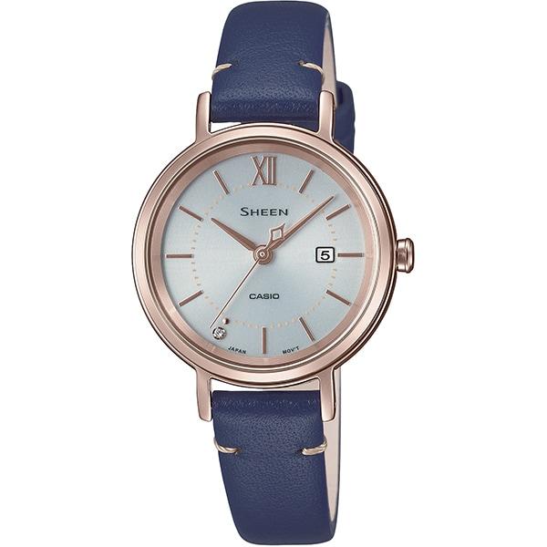 Casio SHEEN Series Unisex Solar Wrist Watch - Blue / Silver SHS-D300CGL-7BJF SHS-D400CGL-7AJF SHS-D400M-7AJF SHS-D400CGM-4AJF SHW-5300D-2AJF