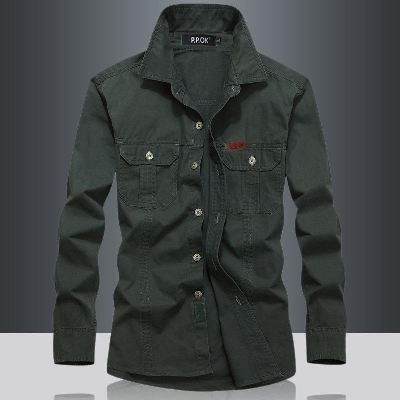 Military Quick-drying Men's Tactical Clothing Outdoor Camping Long-sleeved Shirts Large Size Shirts