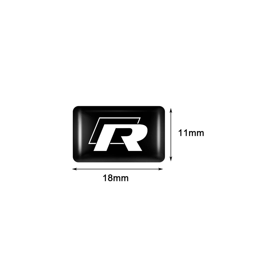 3D Epoxy Car Interior Stickers Steering Wheel Dashboard Decoration Decal For Volkswagen GOLF Polo Tiguan PASSAT New R Lavida GTI yzk045