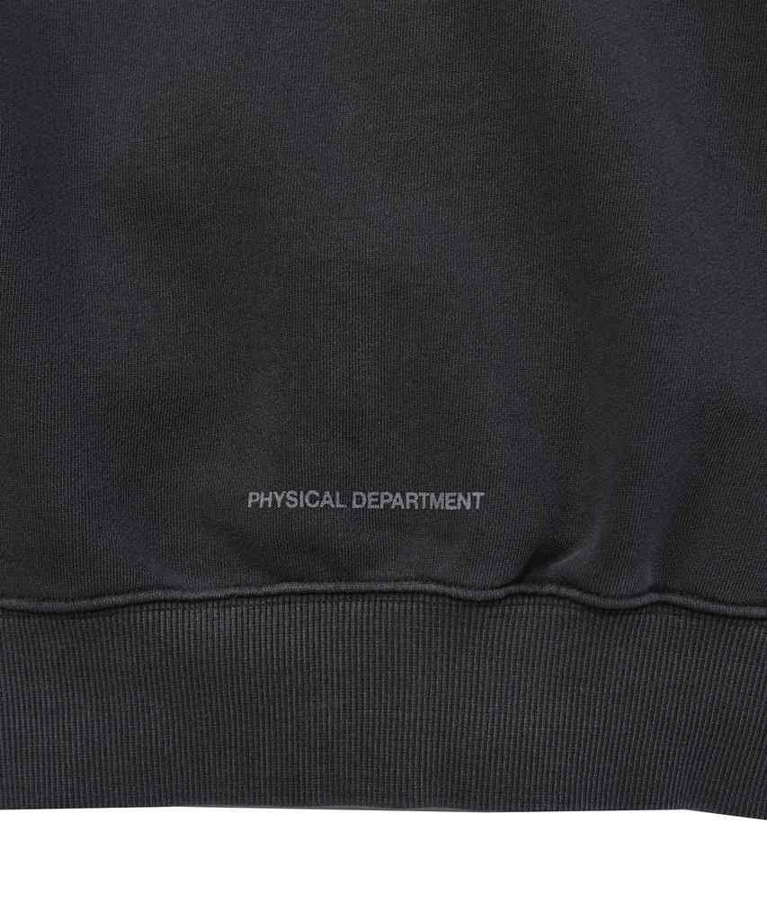 Phyps Motorcycle Pigment Hoodie Zip-Up Black