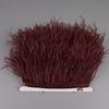 Ostrich Feathers Fringe 2M 55colors Selected Clothing Sewing Crafts Dress with Fluffy Feather Ribbon