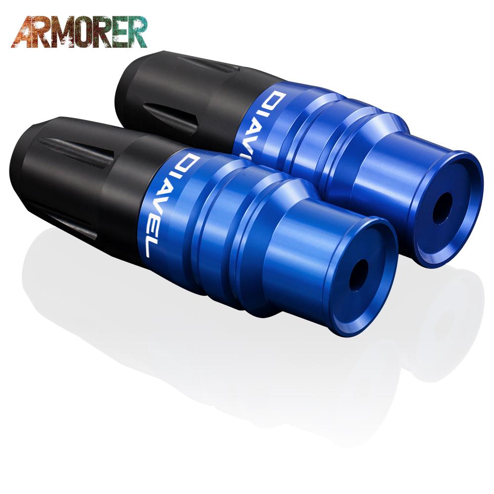 Universal Exhaust Sliders Crash Pads Protector Frame Falling Protectors For Ducati Diavel X Diavel/S Diavel 1260  Diavel