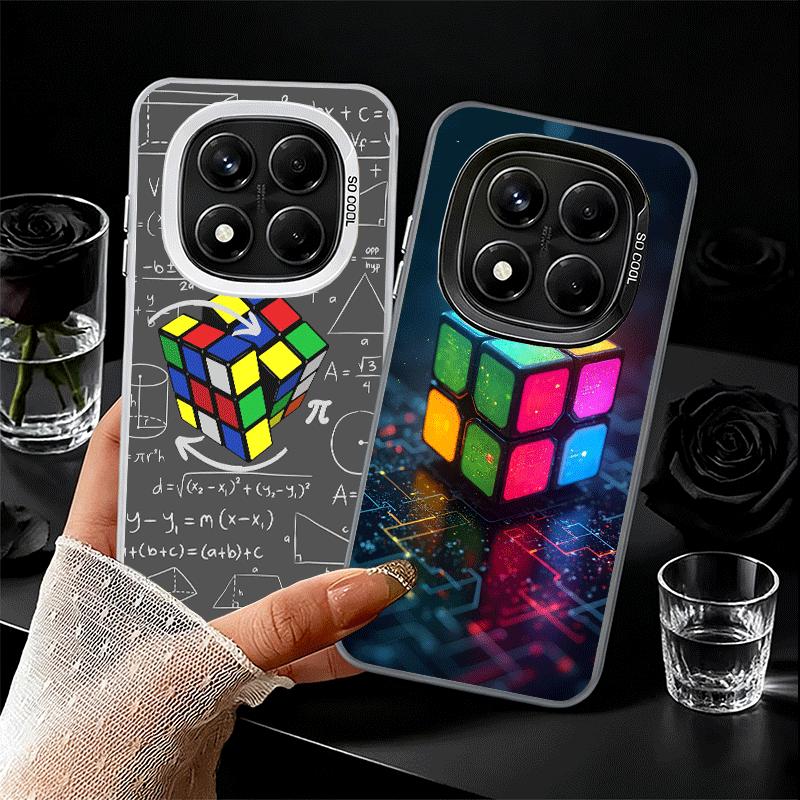 Rubik Cube Formula Spoofs Math Soft Phone Case for Xiaomi Redmi Note 13 14 15 Pro Plus 12S 12 11S 11 11T 10S 10 Shockproof Cover