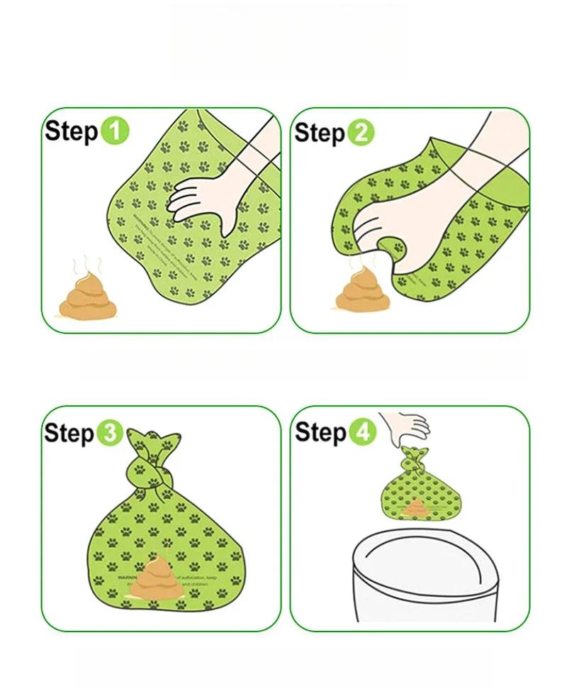 10/20/40Roll Dog Poop Bags, Large Cat Waste Bags for Doggie Outdoor Home Clean, Refill Garbage Bags for Pet Supplies, Leak Proof