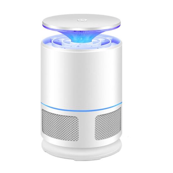 USB Fly Trap Light with 7 Blades Fan Silent UV Light Fly Catcher Home Indoor Outdoor Physical Fly Control Device LED Small Flying Animals Catching