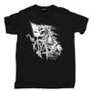 T-shirt da marinaio pirata Barbanera Nave Jolly Roger Teschio Ossa Incrociate Scallywag Tee