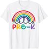 Hello Pre-K Rainbow Back To School Teacher Student Kid T-Shirt