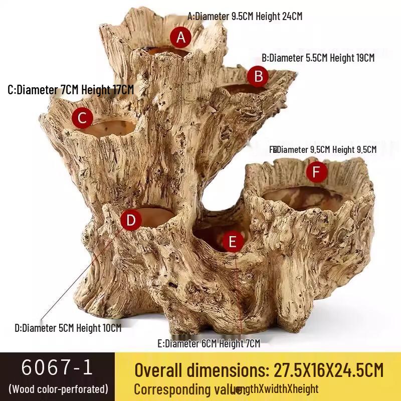 

Imitation Wood Tree Root Style Planter