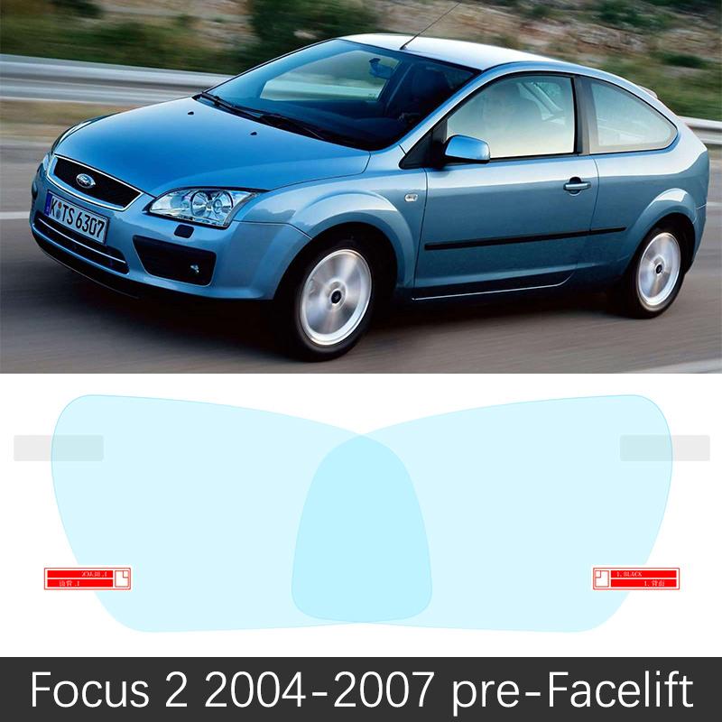 for Ford Focus 2 3 4 2004~ Full Cover Rearview Mirror Anti Fog Film Accessories MK2 MK3 MK4 ST 2008 2012 2014 2016 2018
