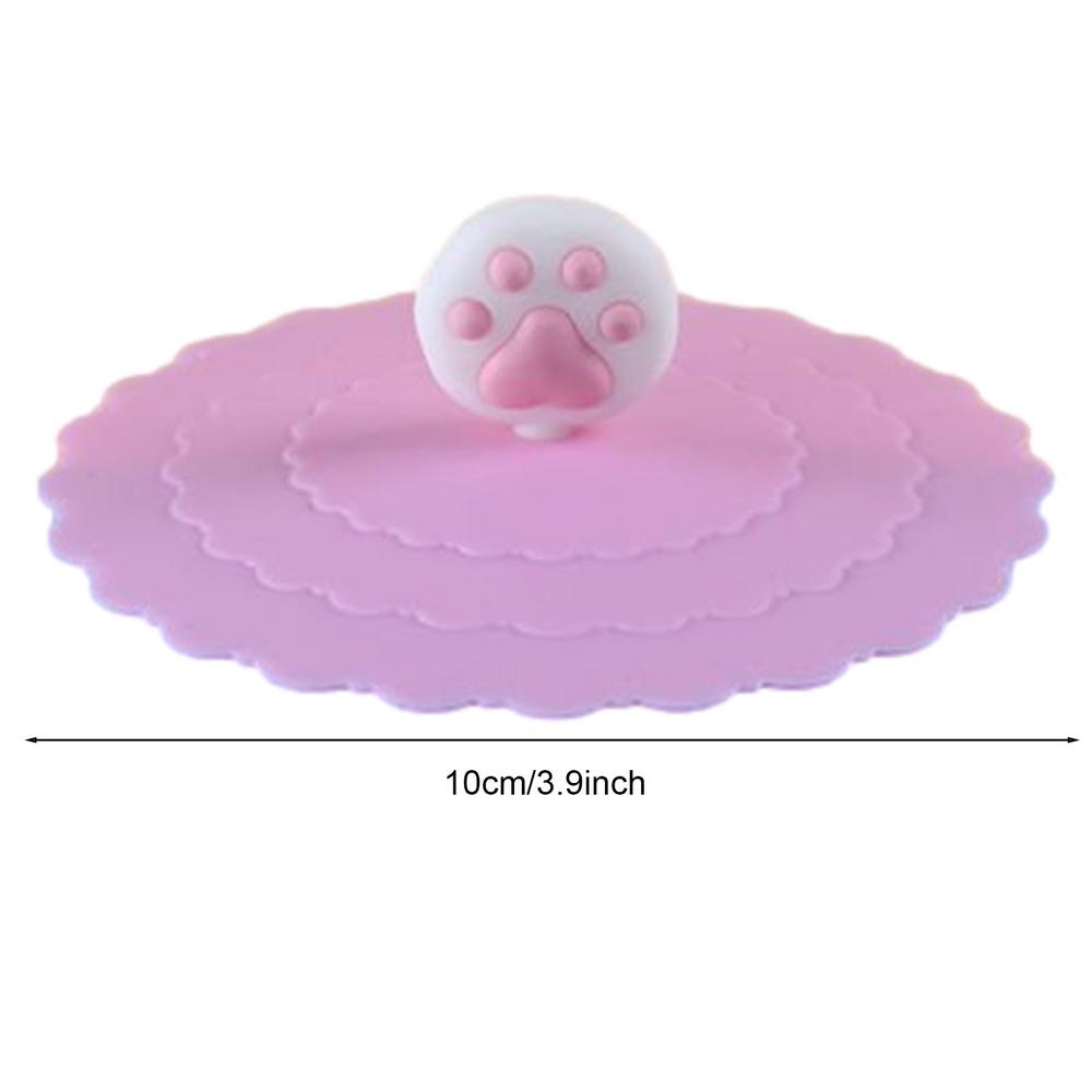 Silicone Cup Lid Creative Round Mug Cover Leak Proof Round Shape Reusable Tea Coffee Leak-Proof Cup Lid Cup Accessories
