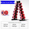 Webu Commercial Captain America PU Coated Fixed Dumbbell Set