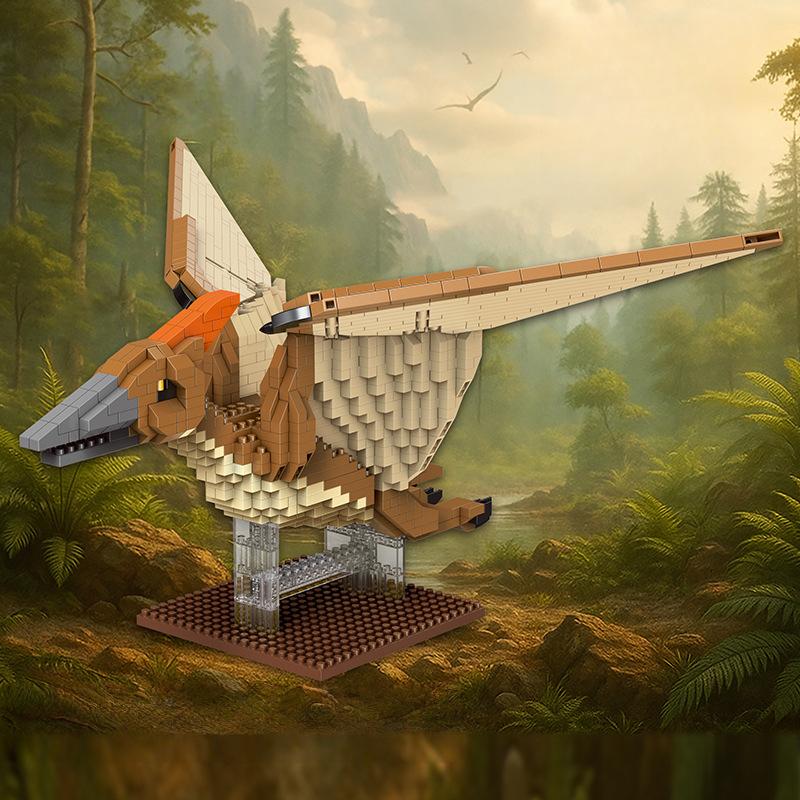 Hot Sale Dinosaur Series Assembled Building Blocks Toys Jurassic Tyrannosaurus Rex,Velociraptor Simulation Model Children's Gift