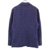 unused HIGH STREET Check Pattern tailored jacket S Bluish Men's Used