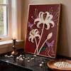 Crystal Pearl Painting 5D DIY Frame Decoration Painting Flower Home Wall Decoration Transparent Pearl Gemstone Painting Picture Art Crafts