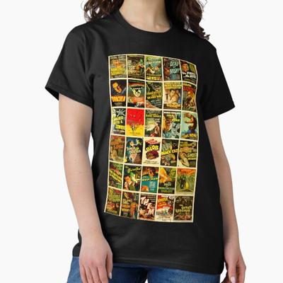 Vintage Classic Horror Monster Movie Posters Classic T-Shirt