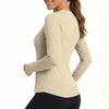 Women Long Sleeve Athletic Top Lightweight Wicking Quick Dry Stretch Fitness Shirt for Running Yoga Training Workout