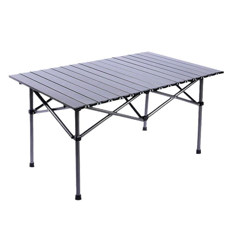 Portable Heightened Outdoor Camping Foldable Table - Lightweight Egg Roll Design