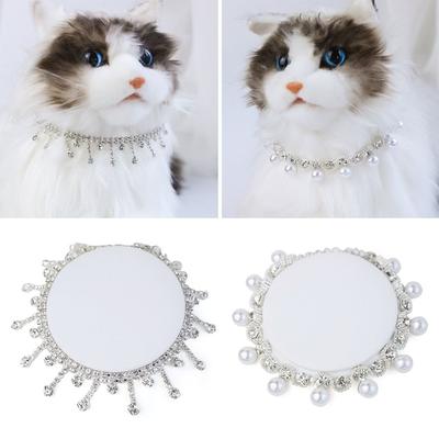 Kattenbenodigdheden Huisdierproducten Strass Hondengewicht Katten Sieraden Huisdier Parelketting Parelketting
