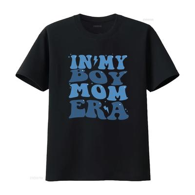 In My Boy Mom Era UNISEX Comfort Color T Shirt for Club Vintage Washed Casual Slightly Designer Clothes Soft Streetwear