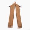 Cashmere Basic Muffler (Brown) Winter Plain Scarf