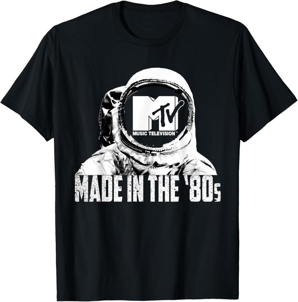 MTV – MTV Astronaut in Space Made in the 80s Retro Logo T‑Shirt