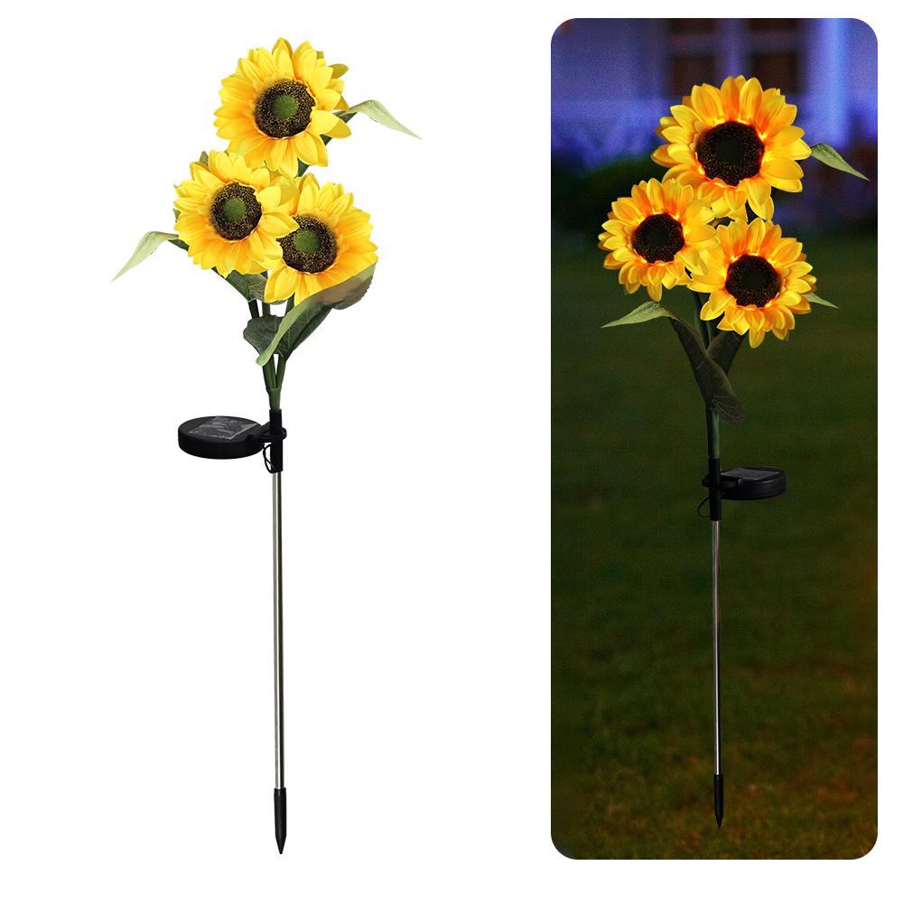 

Солнечные фонари Подсолнухи Садовые Имитация цветов Уличные Водонепроницаемые Колышковые фонари Двор Цветочная клумба Дорожка Патио Веранда Декор