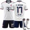 Teens Kids Adults Football Kits 2026-27 Bayern Away #17 OLISE Sport Training Jersey Set with Socks