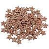 100PCS DIY Sewing Craft Buttons Star Shape 2 Holes Wooden