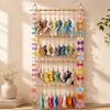 Boho Style Hair Clip Storage Rack Macrame Jewelry Organizer  Home Decoration