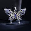 SKEDS Französische Schwere Handwerkskunst Schmetterlingsbrosche Damen Luxus Strass-Insekten-Anstecker Persönlichkeit Eleganter Schmuck Klassischer Schmuck