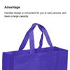25x35cm Reusable Gift Bags, 10 Pack Horizontal Style Non-Woven Grocery Tote Bag for Travel Storage