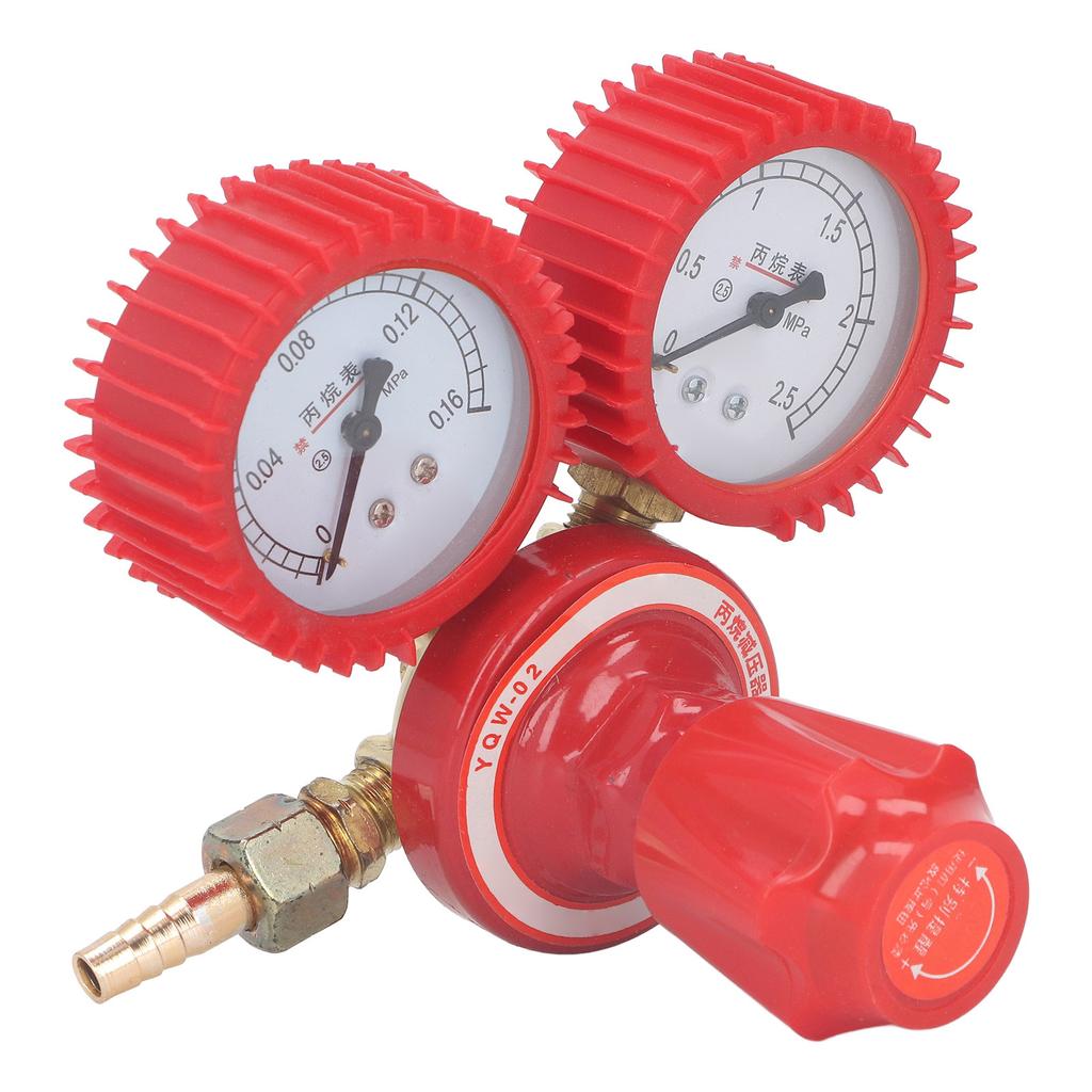 Welder Gas Regulator TIG Propane Gauge Flow Meter Valve Flowmeter Dual Gauge 9mm Connector