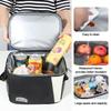 Creative Large Capacity Insulated Lunch Bag Reusable Food Drink Storage Women's Casual Handbag Waterproof Camping Picnic Bag