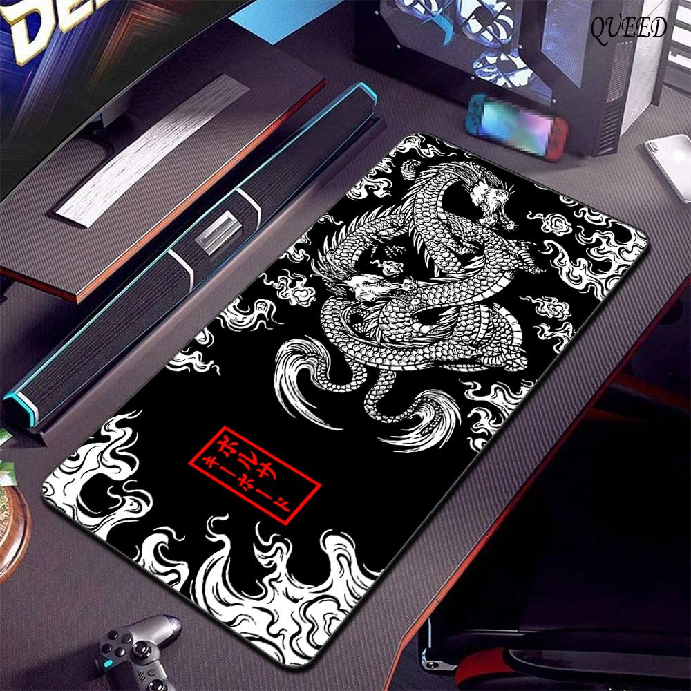 Red Dragon Large Mouse Pad Table Mat Gamer Mousemats Office Mouse Mat Rubber Anti Slip Big Mousepad Keyboard Mats For Computer