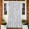 Vidaxl Insect Screen, Grey and White, 90X220 Cm, Chenille