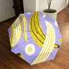 1pc Banana Slices Automatic Folding Umbrella, 8-Rib Durable Frame, Durable Foldable Design - Elegant Gift for Commute Yy251210081