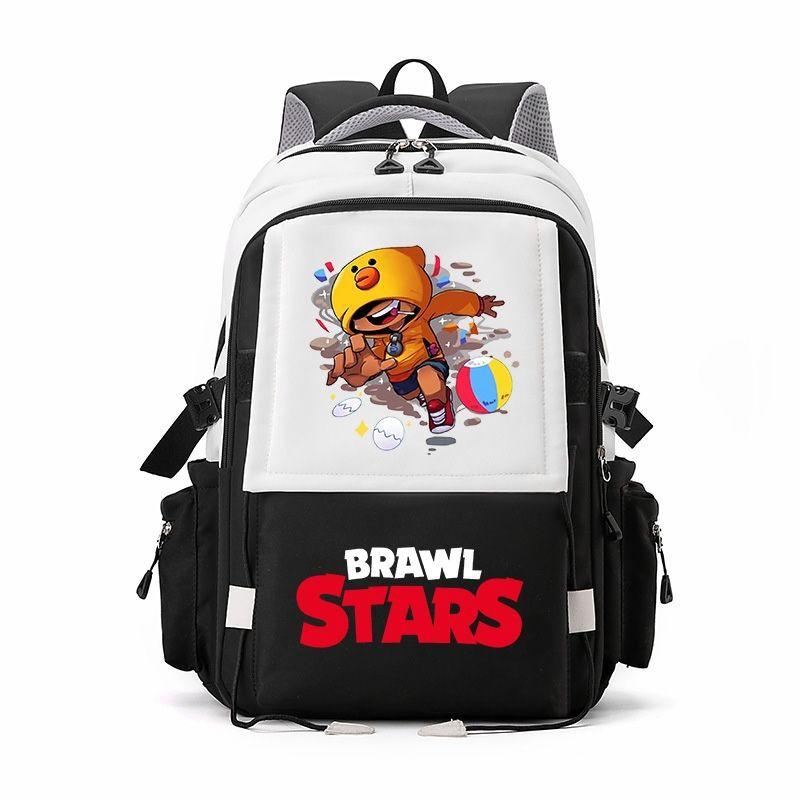 Large Capacity Schoolbag with Shoulder Strap; Student Three-piece Pencil Case Set