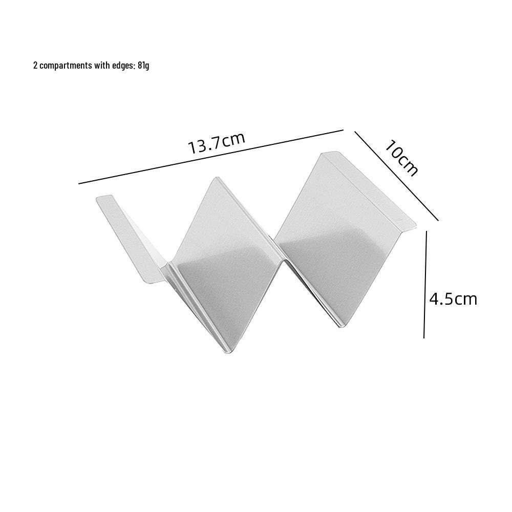 

Stainless Steel Multi-Use Taco, Burrito, Pancake, Crepe, and Corn Holder Rack