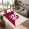 Tappeto Morbido Area Rug con Motivo Calcio Portsmouth FC Antiscivolo Tappeto per Pavimento Interno Tappetino Decorazione Sportiva per Camera da Letto