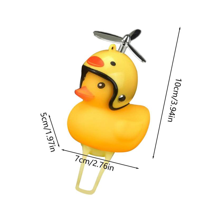 Gumová kachnička Zvonek na kolo LED světlo Zvonek na kolo Zvonek na kolo Hlasitý Jasný Zřetelný Zvuk Zvonku Hračka Gumová kachnička Ozdoba do auta Žlutá kachnička