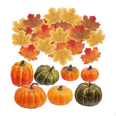 Kürbis-Herbstdekoration, Thanksgiving-Fest-Dekor, Halloween-Dekoration