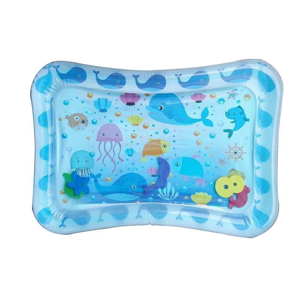 Colorful Inflatable Water Play Mat For Babies Pvc Material Variety Of Designs