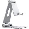 AISENS MS2PXL-092 Support De Table Réglable Taille XL (2 Pivotes) Pour TÉLÉPHONE/Tablette, Argent