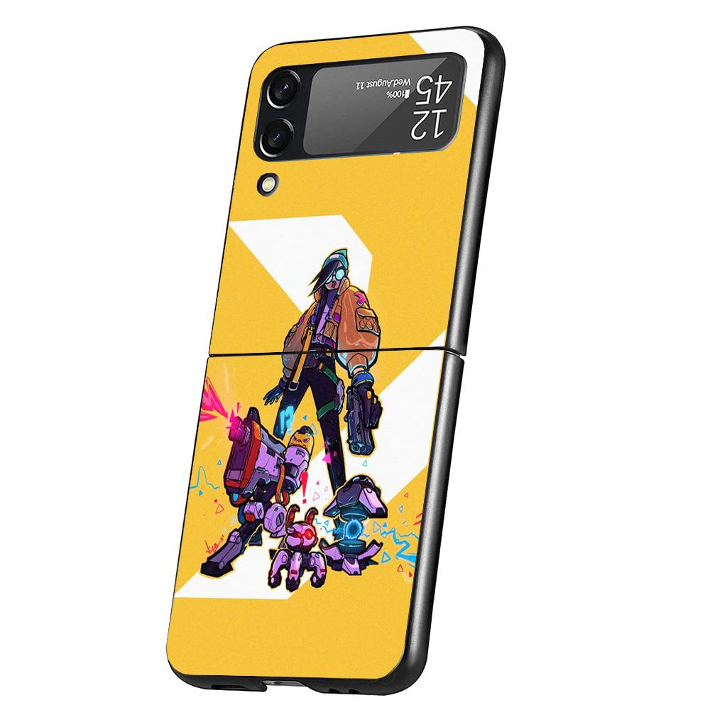 

Valorant Killjoy Case Phone Cover for Samsung Galaxy Z Flip 7 6 5 4 3 5G ZFlip7 ZFlip6 ZFlip5 ZFlip4 ZFlip3 Black Fundas Galaxy Samsung Z Flip 6