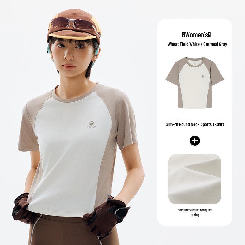 

Tan Tuo Women s Quick-Dry UV Protection Half-Zip T-Shirt M