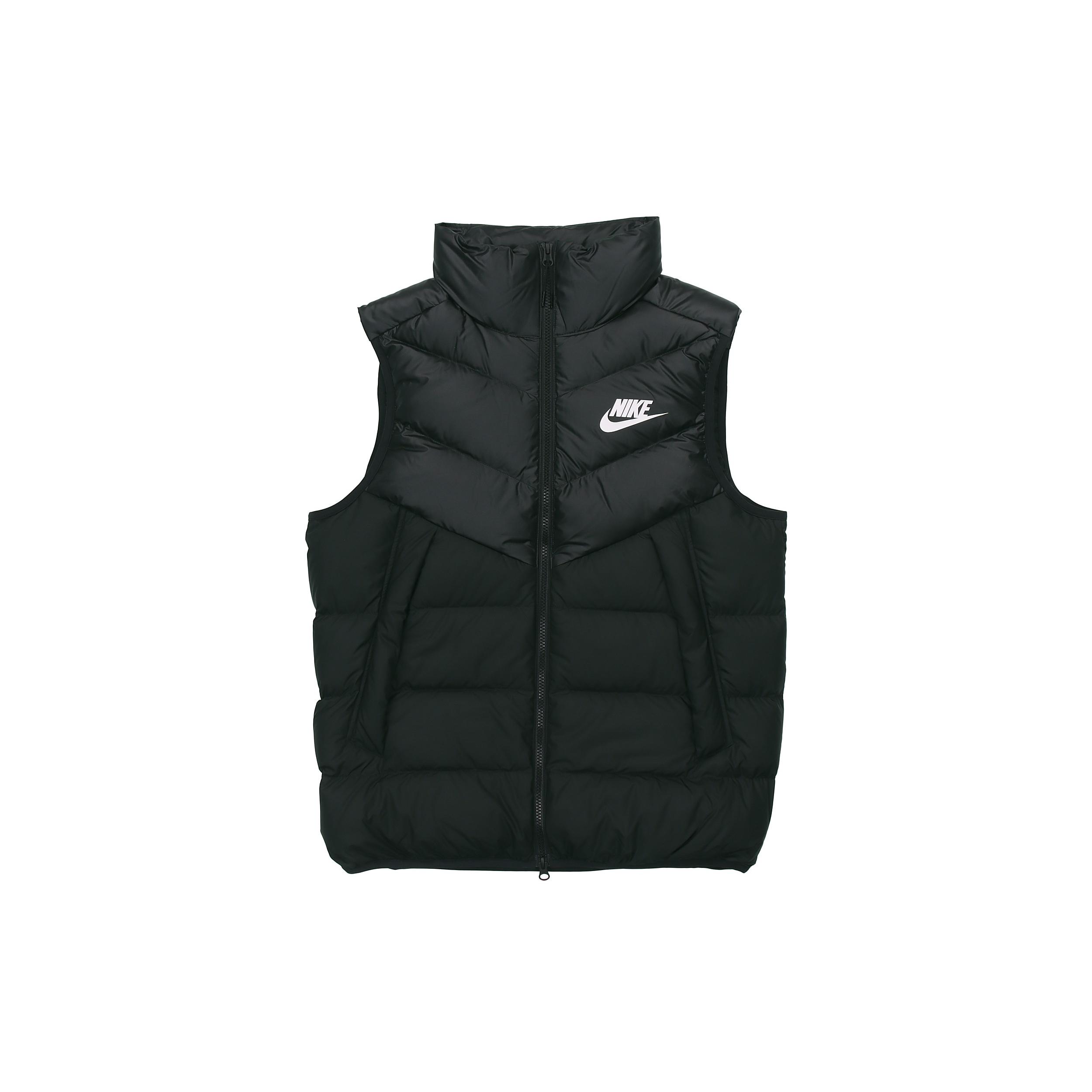 Мужские пуховые жилеты Nike с воротником-стойкой, утолщенные, Другое 928860-010 S