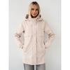 Chaqueta con capucha para mujer Cintura con cordón Botones a presión Cremallera Manga larga Bolsillos Cortavientos Longitud media Gabardina