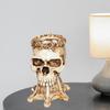 Contemporary Resin Skull Flower Pot - Unique Desk Decor for Plant Lovers